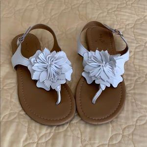 Marielle sandals white -made in Italy. Size 6